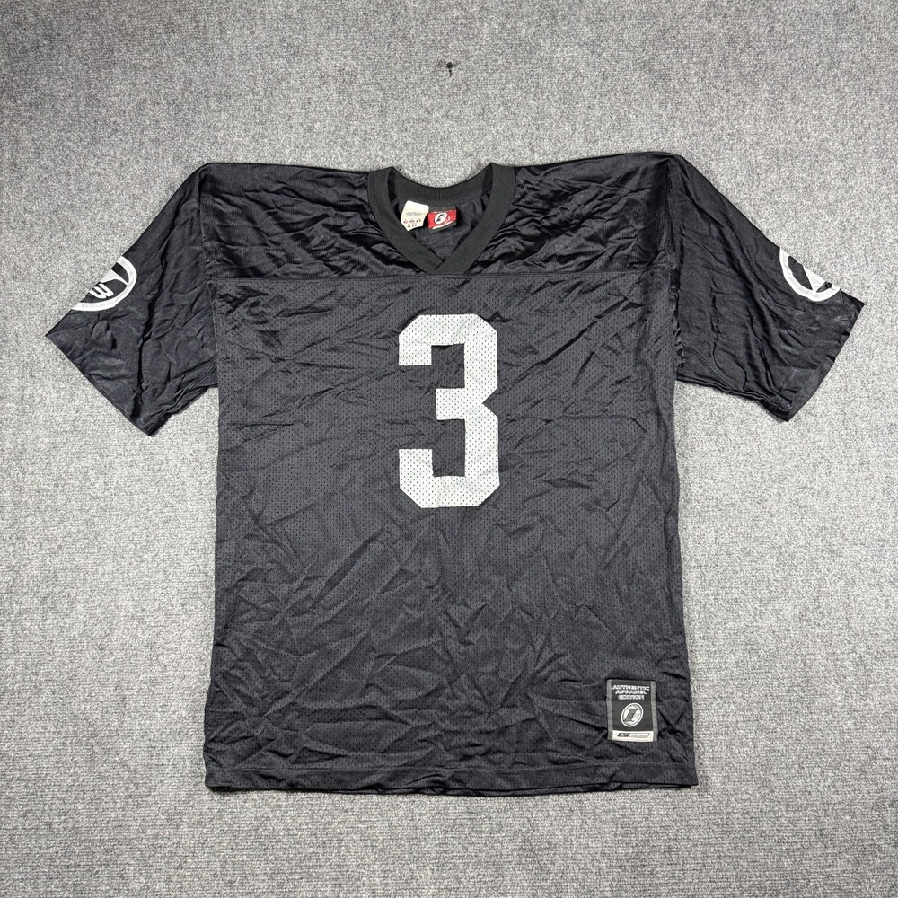 Limited Edition Reebok Allen Iverson I3 #3 Black Silver Football Jersey XL Print